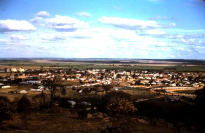 View of Kellerberrin From top of Kellerberrin Hill