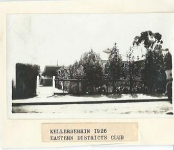 Black and White photograph Kellerberrin 1926 Eastern Districts Club