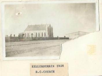 Black and White photograph Kellerberrin 1926 Roman Catholic Church