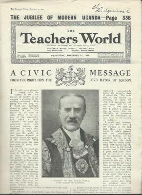 Education magazine produced as an aid for teachers, including lesson ideas general information and advertising for teaching products