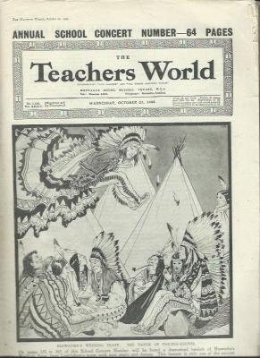 Education magazine produced as an aid for teachers, including lesson ideas general information and advertising for teaching products