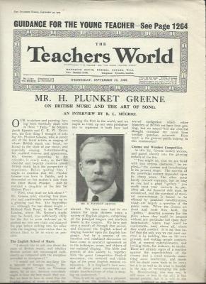 Education magazine produced as an aid for teachers, including lesson ideas general information and advertising for teaching products