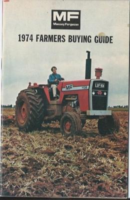 47 page booklet.  Black and white/ colour photographs for Massey Ferguson Farm Machinery