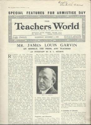 Educational magazine produced as an aid for teachers including lesson ideas general information and advertising for teaching products
