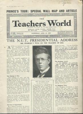 Educational magazine produced as an aid for teachers including lesson ideas general information and advertising for teaching products