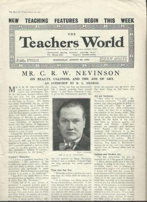 Educational magazine produced as an aid for teachers including lesson ideas general information and advertising for teaching products
