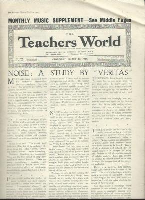 Educational magazine produced as an aid for teachers including lesson ideas general information and advertising for teaching products
