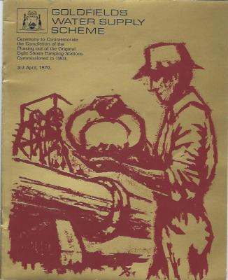 Booklet produced by Govt to commemorate the completion of the phasing out of the original eight steam pumping stations commissioned in 1903