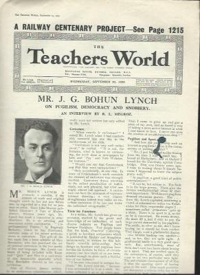 Educational magazine produced as an aid for teachers, including lesson ideas, general information and advertising for teaching products