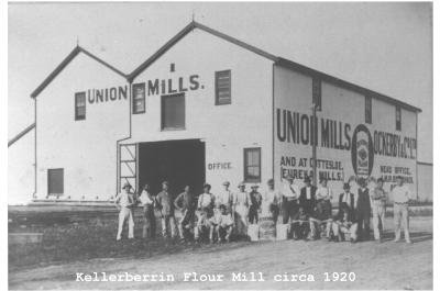 Black and White photograph.  Union Hills, Ockerby and Co