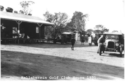 Black and White photograph Kellerberrin Golf Club House 1931