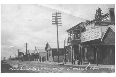 Black and White photograph. Kellerberrin Post Office in course of erection 5/9/1912