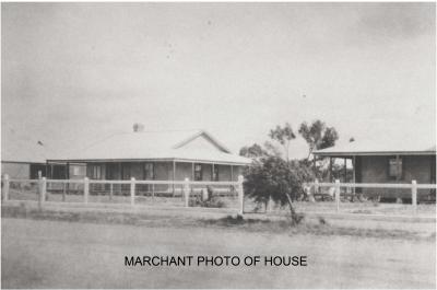 Black and White photograph Photograph of Marchant House