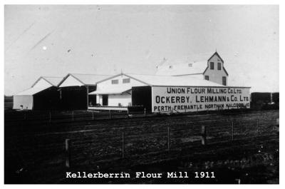 Black and white photograph.  Union Flour Milling Company.  Ockerby, Lehmann and Co Ltd