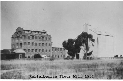 Black and White photograph Kellerberrin Flour Mill 1952