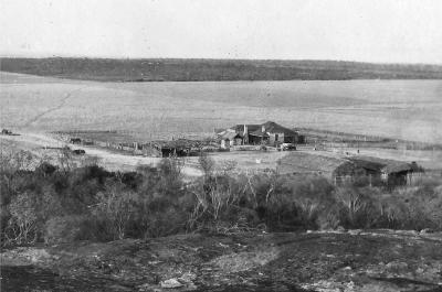 Black and White Photograph Pengillys Farm - now Bradleys 1924