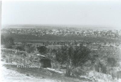 Black and White photograph May be pre 1913.  No Post Office and 2 room school