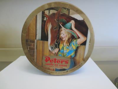PETERS VANILLA ICE CREAM TIN