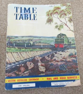 (A) WAG RAIL & ROAD SERVICES TIMETABLE (B) WESTRAIL A CONCISE HISTORY