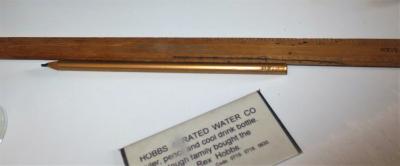 WOODEN RULER ' HOBBS AERATED WATER CO