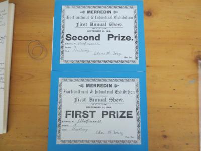 1918/19 MERREDIN SHOW PRIZES ----PHYLLIS MAIOLA