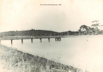 MERREDIN RAILWAY DAM 1893