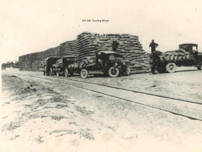 TRUCKING WHEAT THE HARD WAY