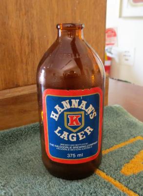 HANNANS LAGER BOTTLE