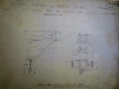 PLAN FILE NO 7565/13 MERREDIN JUNCTION FOR WICKEPIN RAILWAY NEW SIGNAL BOX FOR 95 LEVERS