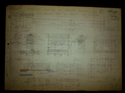 PLAN SHEET 8 MERREDIN JUNCTION FOR WICKEPIN RAILWAY NEW SIGNAL BOX FOR 95 LEVERS