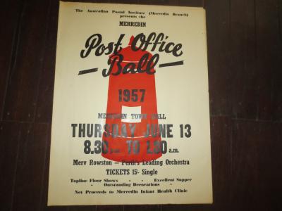 POSTER --POST OFFICE BALL