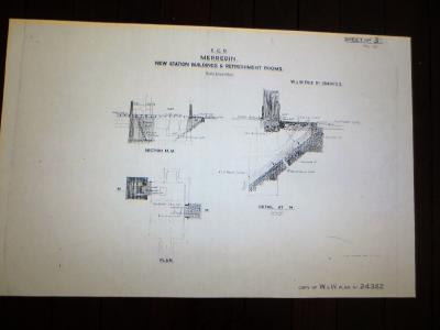 PLAN 351 MERREDIN JUNCTION FOR WICKEPIN RAILWAY NEW OVERBRIDGE