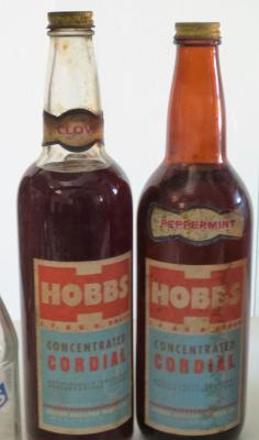 CORDIAL BOTTLES WITH CONTENTS