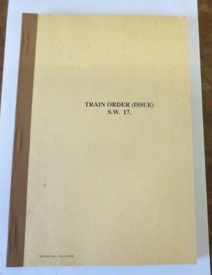 WAGR TRAIN ORDER FORMS