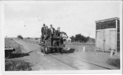 MEN WORKING ON RAILWAY