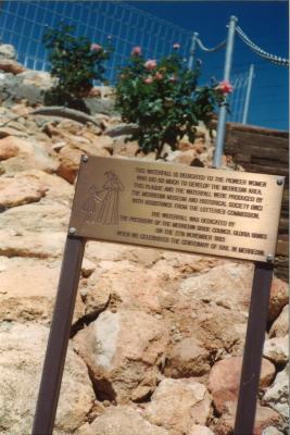 WATERFALL & PLAQUE 1994