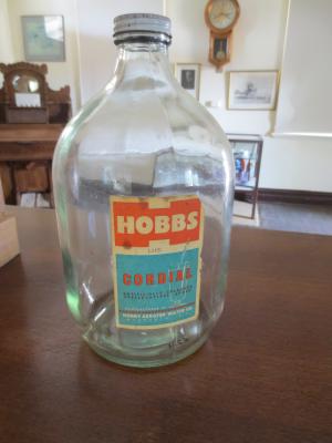 HOBBS LIME CORDIAL BOTTLE