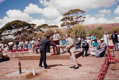 OPENING OF MERREDIN CENTENARY --ORIGINAL TOWNSITE