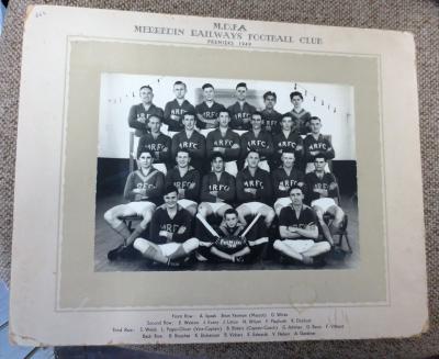 MDFA MERREDIN RAILWAYS FOOTBALL CLUB PREMIERS 1949