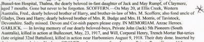 The Western Australian Death notices 23 May 1923 Fredrick Scoffern