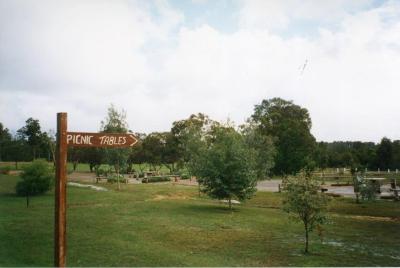 Warren Road Nannup, looking towards the oval.