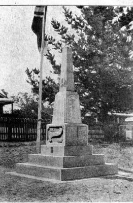 Nannup Telegraph November 2017. Nannup Historical Society Article - Nannup war memorial 100 years young by Michael Vasey. 