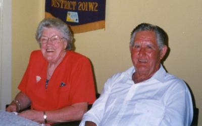 Nannup RSL Dinner 2000. Mary Stewart & Ron McDonald