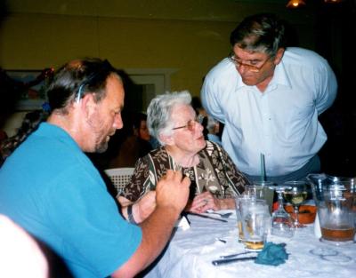 Nannup RSL Dinner 2000. Dave Collett, ?, Keith Oldfield