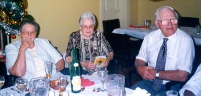 Nannup RSL Dinner 2000. Jean Marlow, ?, Chris Brown