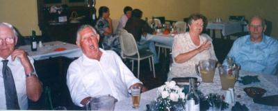 Nannup RSL Dinner 2000. Chris Brown, Ron & Pam McDonald, Doug Stewart