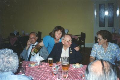 Nannup RSL Dinner 1994 Brian Satori, Carol Pinkerton, George Cockman, Fran Crothers