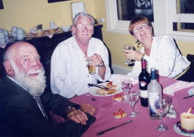Nannup RSL Dinner 1997 Dave Blythe, Jim & Carol Pinkerton