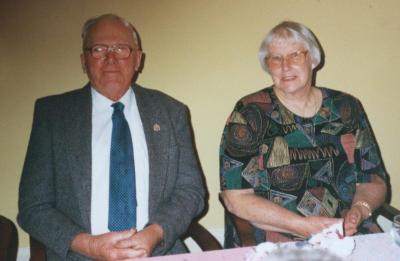Nannup RSL Dinner 1999. Jean & Chris Brown