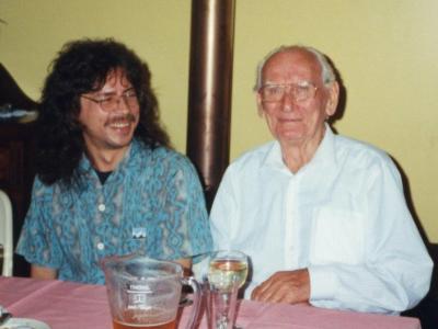 Nannup RSL Dinner 1999. Andy and his dad